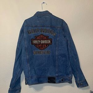 Men’s Harley Davidson jean jacket